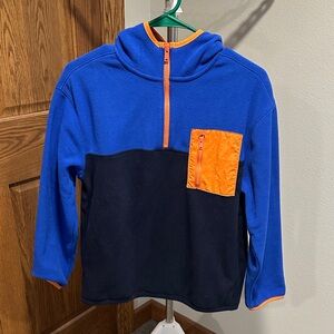 NWOT Old Navy Blue and Orange Boys Hoodie